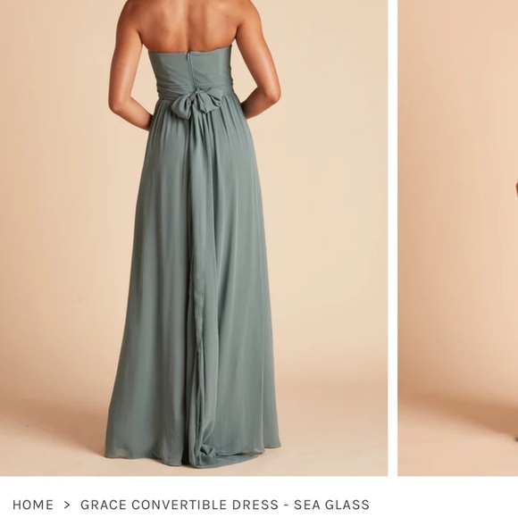 Birdy Grey / Grace Convertible Dress (with split) / Sea Glass / Large - Picture 11 of 11